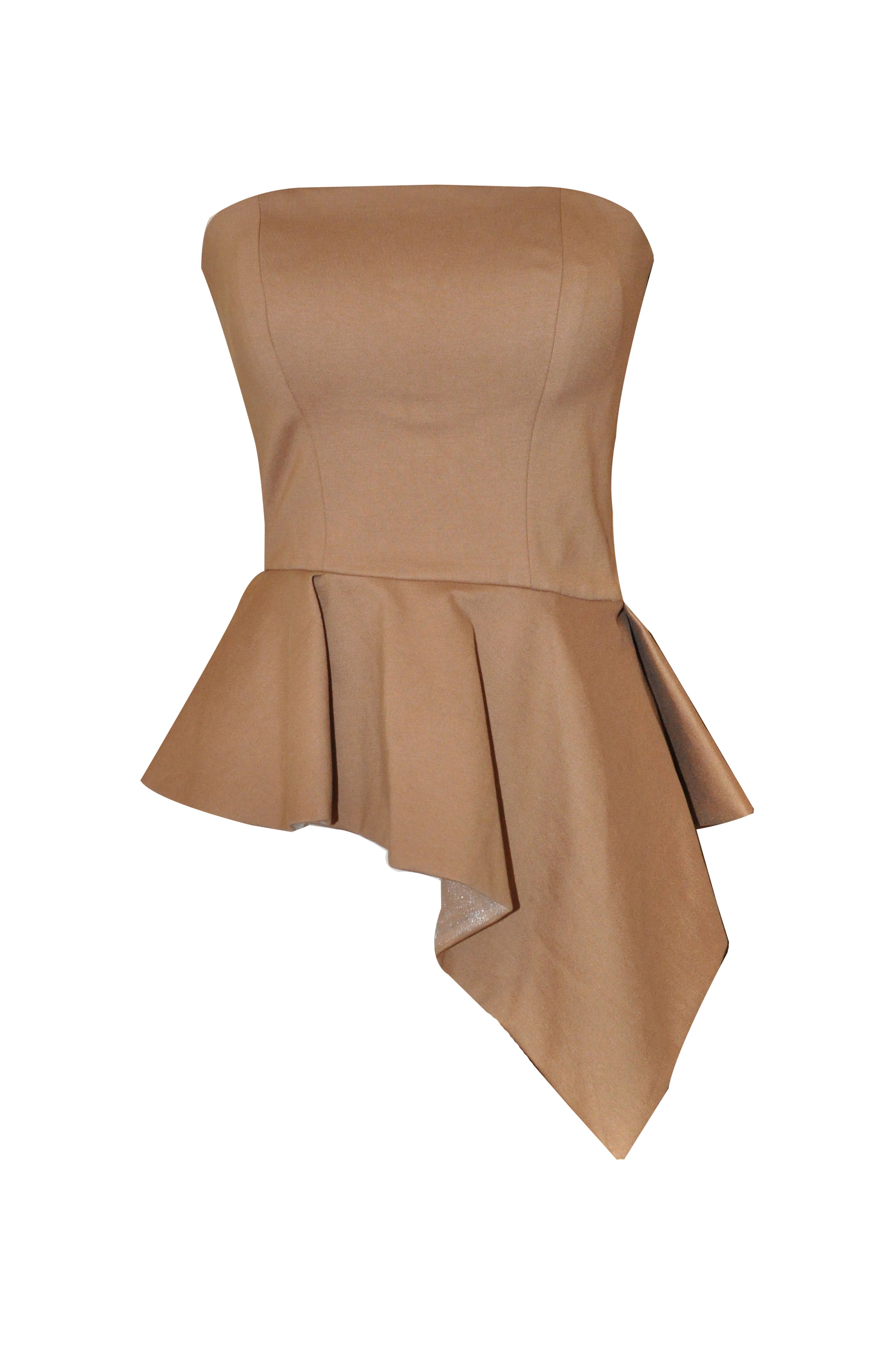 Carioca Strapless Top - Mocha