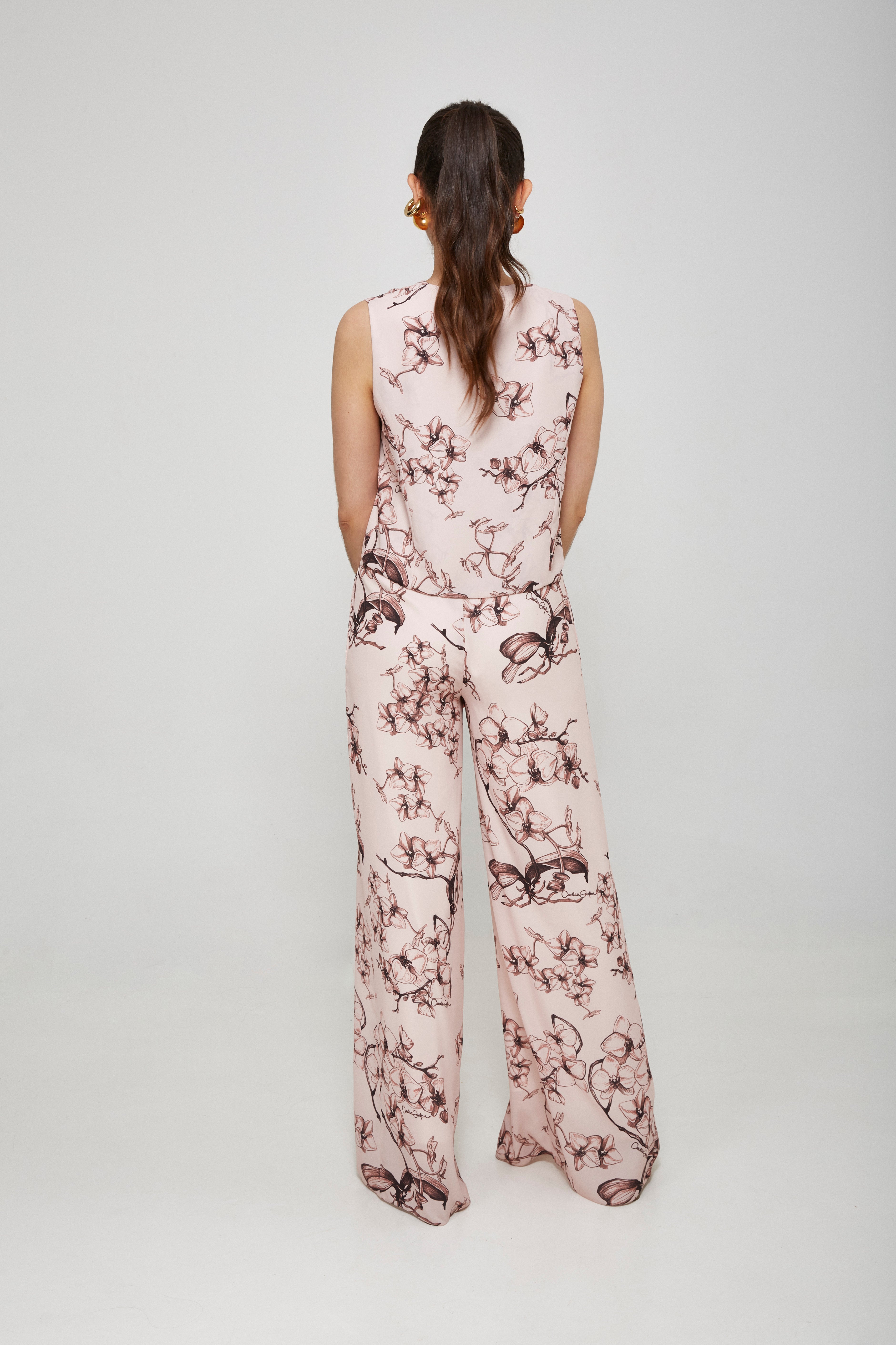 Orchid Pencil Palazzo Pants