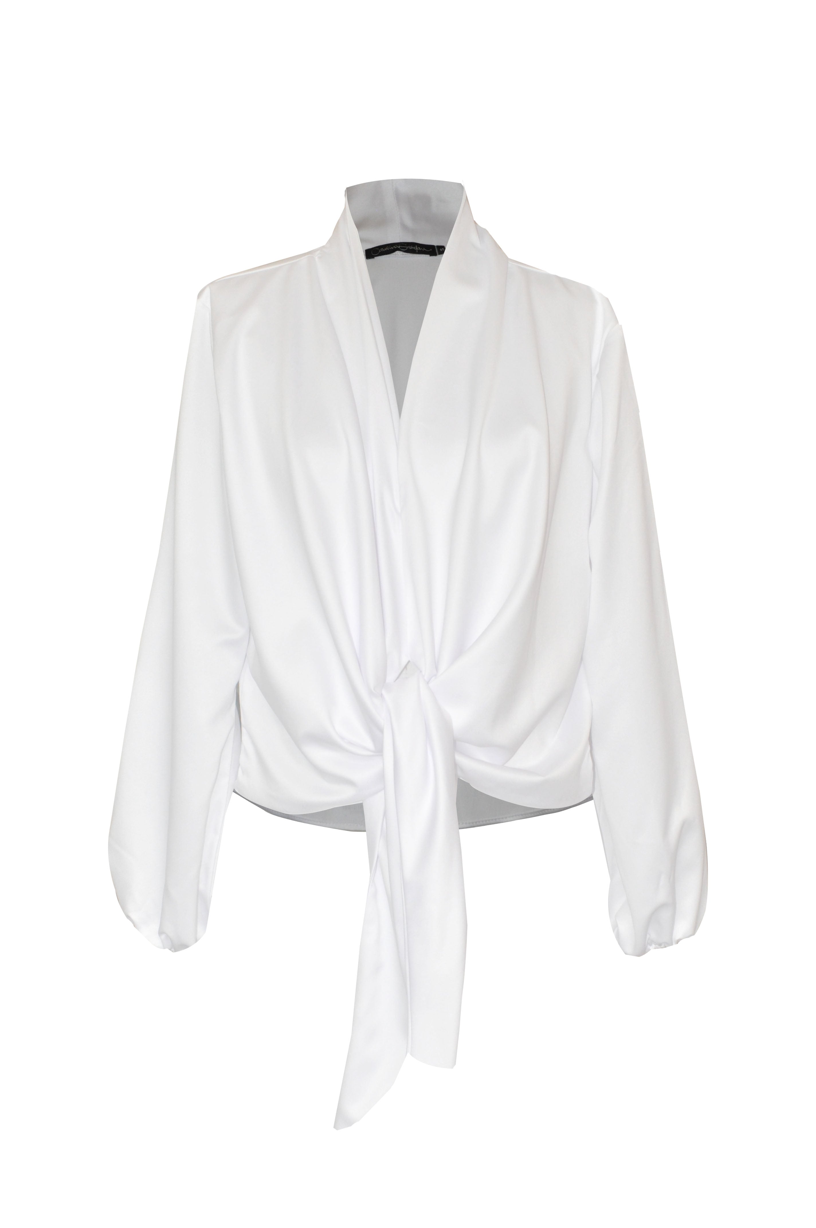 Nossa Bow Blouse - Blanco