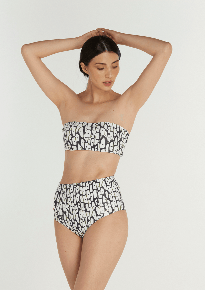 AGUA BIKINI - ORGANIC OLIVE PRINT