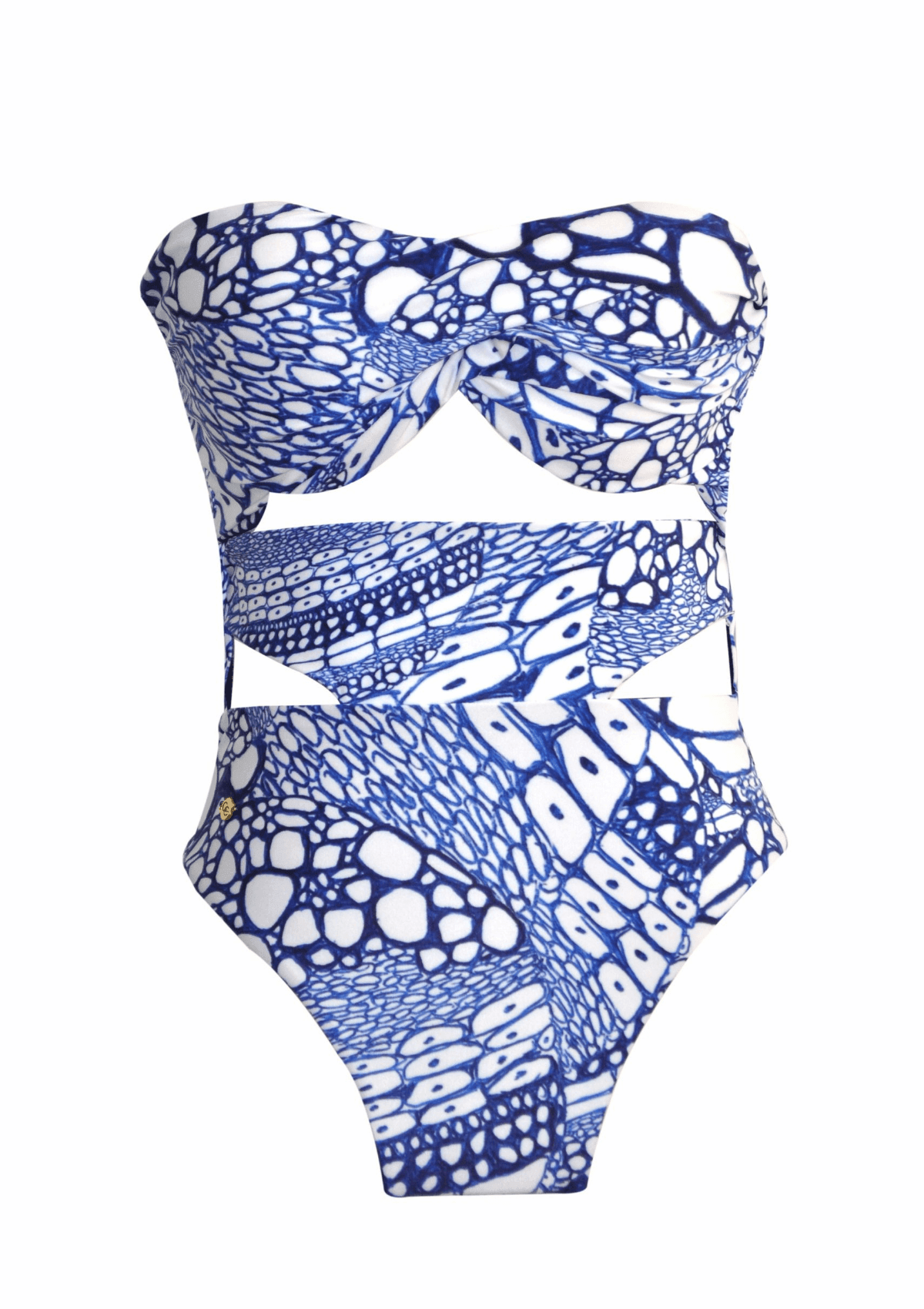 MONO BODY - BLUE CELLULAR PRINT - Carolina Estefan