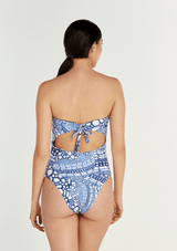 MONO BODY - BLUE CELLULAR PRINT